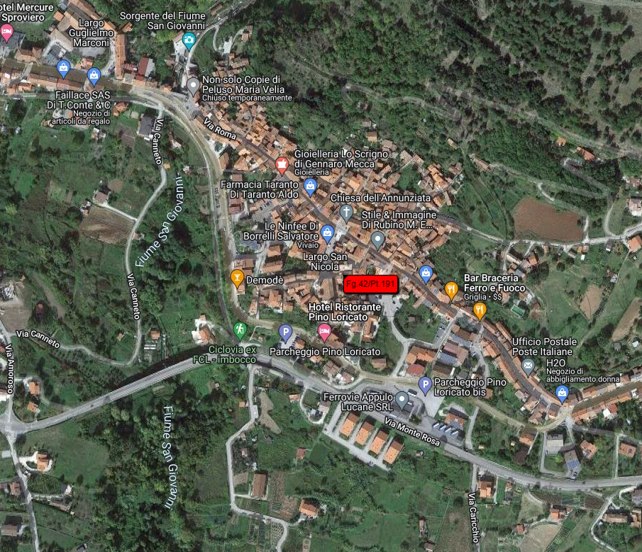 planimetria ABITAZIONE ALL'ASTA IN VIA GIOVANNI SALERNO A CASTELLUCCIO INFERIORE (PZ) - 1