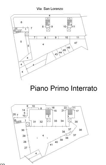planimetria BILOCALE CON ACCESSORI ALL'ASTA SITO IN VIA SAN LORENZO 41/A, 24050 PALOSCO (BG) - 1