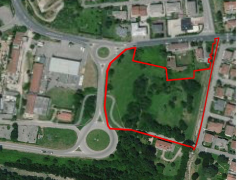 planimetria APPEZZAMENTI DI TERRENO ALL'ASTA IN VIA RIVA DEL CRISTO A SCHIO (VI) - 1