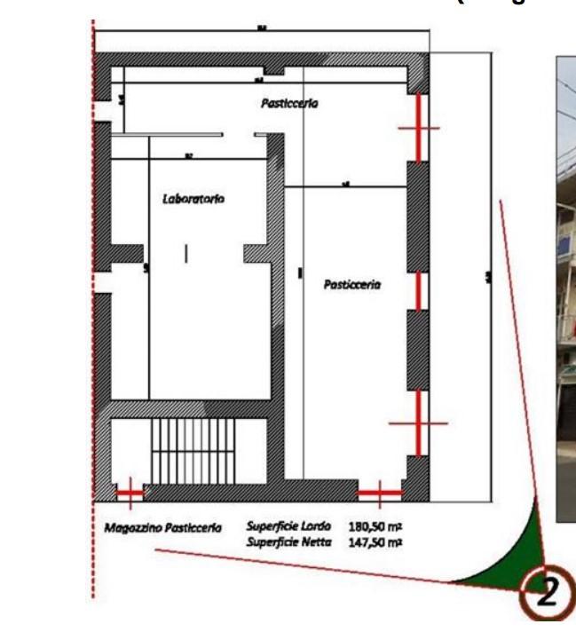 planimetria LABORATORIO ARTIGIANALE E MAGAZZINO ALL'ASTA IN VIA CAPOLANZA, CASSANO ALLO IONIO CS - 1