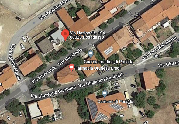 planimetria TRILOCALE ALL'ASTA CON BALCONE IN VIA NAZIONALE, POSADA (NU) - 1