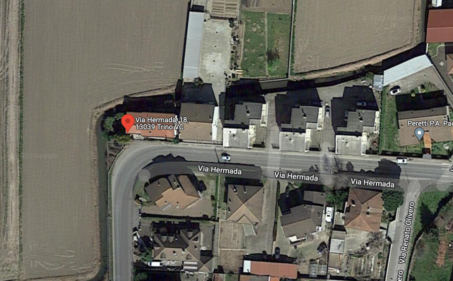 planimetria VILLETTA BIFAMILIARE ALL'ASTA IN VIA HERMADA, TRINO (VC) - 1