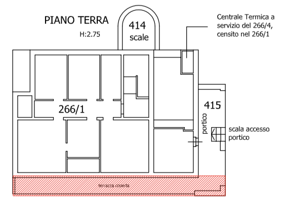 planimetria APPARTAMENTI ALL'ASTA CON ACCESSORI IN VIA BACHET, CAIOLO (SO) - 1