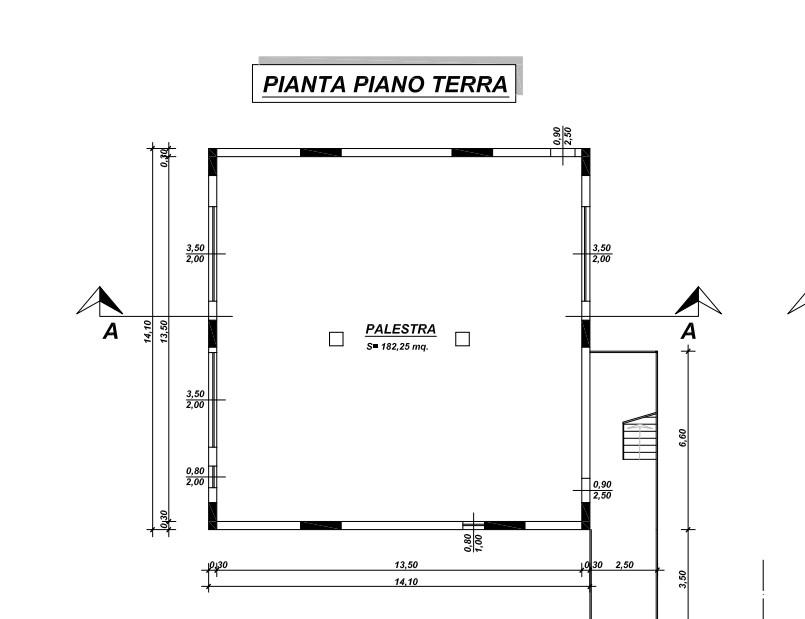 planimetria IMPIANTO SPORTIVO ALL'ASTA IN VIA SAN ROCCO, CREMONA (CR) - 1