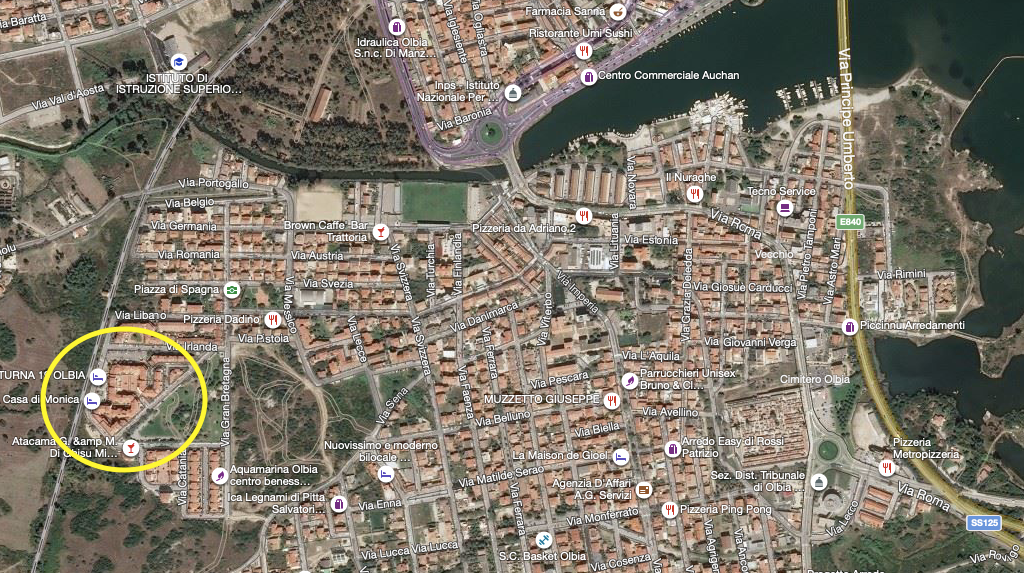 planimetria TRILOCALE ALL'ASTA SU DUE LIVELLI CON ACCESSORI IN VIA LA SPEZIA, OLBIA (SS) - 1