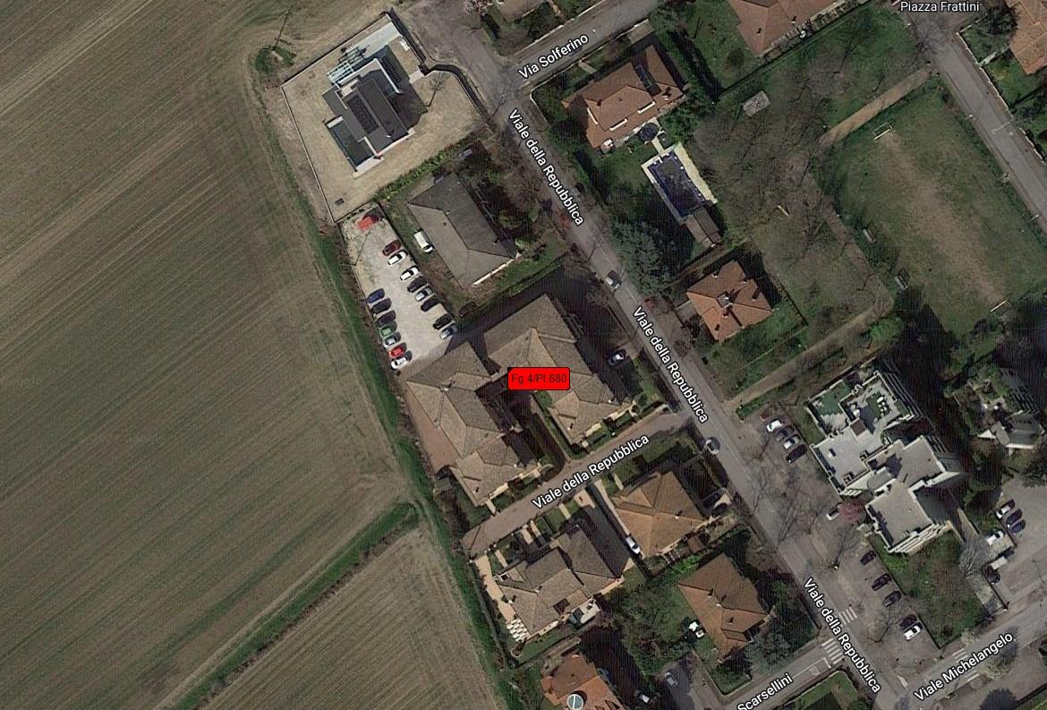 planimetria TRILOCALE CON AUTORIMESSA ALL'ASTA IN VIA DELLA REPUBBLICA, BORGO VIRGILIO (MN) - 1