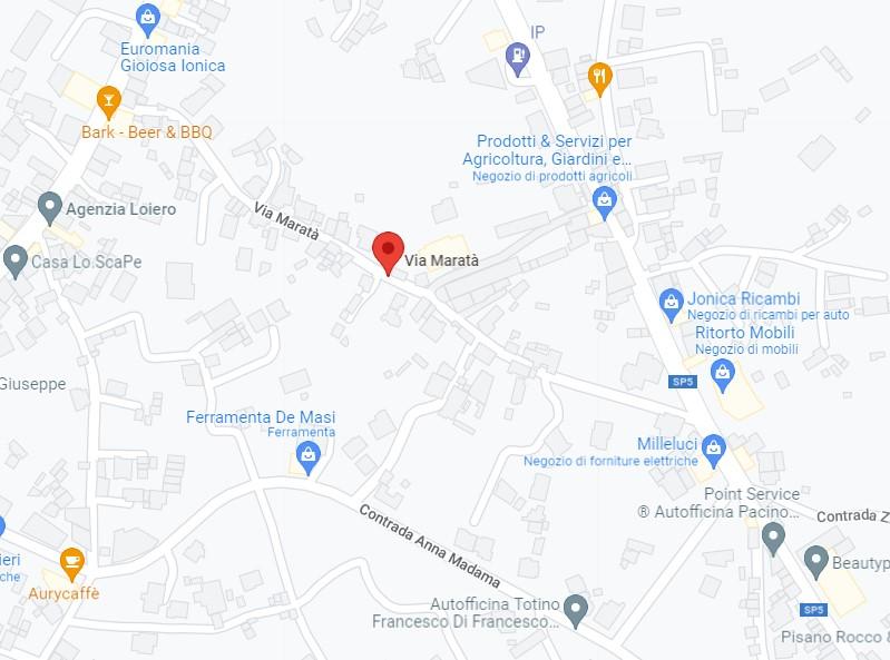 planimetria APPARTAMENTO QUADRILOCALE ALL'ASTA IN CONTRADA MARATA', GIOIOSA IONICA (RC) - 1