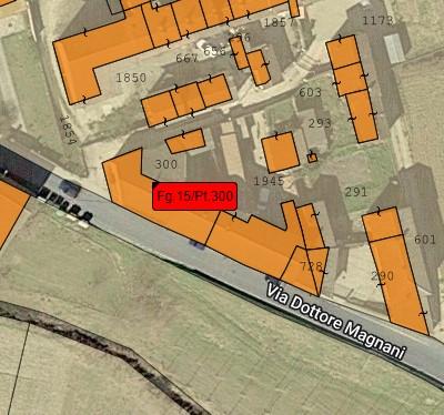 planimetria VILLA CON GARAGE E CORTILE ALL'ASTA IN VIA DOTTOR MAGNANI, BREME (PV) - 1