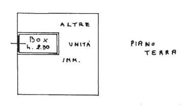 planimetria ABITAZIONE, NEGOZIO BOX E LOCALI INTERRATI ALL'ASTA VIALE TICINO, LONATE POZZOLO (VA) - 1