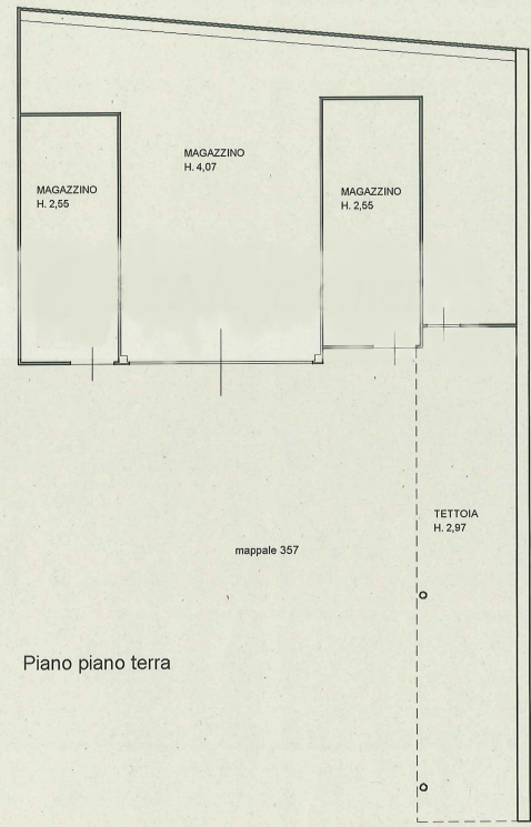 planimetria UFFICIO E OFFICINA ALL'ASTA IN VIA ANTONIANA, LA SPEZIA (SP) - 1
