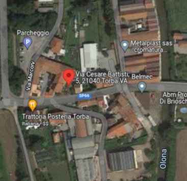planimetria ABITAZIONE SU DUE LIVELLI ALL'ASTA IN VIA CESARE BATTISTI, GORNATE OLONA (VA) - 1