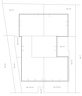 planimetria UFFICIO, LABORATORIO E MAGAZZINO ALL'ASTA IN VIA PRESENTI, MEDOLE (MN) - 1