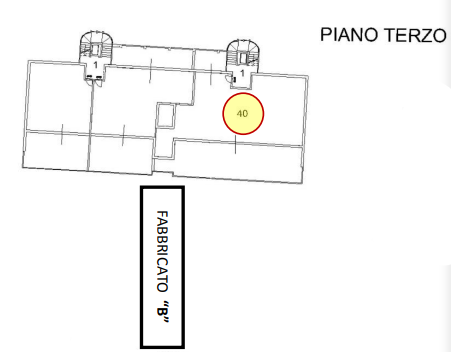 planimetria QUADRILOCALE CON BOX DA ULTIMARE ALL'ASTA VIA BRECCIAROLA, CASALINCONTRADA (CH) - 1