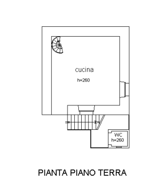 planimetria CASA INDIPENDENTE ALL'ASTA IN VIA VICOLO BELLOVESO, TRINIO (VC) - 1