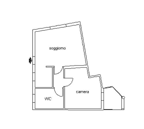 planimetria APPARTAMENTO ALL'ASTA IN LOCALITA' LA FICACCIA, SANTA TERESA GALLURA (SS) - 1