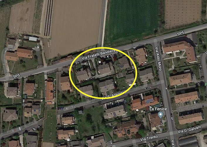 planimetria TRILOCALE ALL'ASTA CON BOX IN VIA FRATELLI BANDIERA, QUINTO DI TREVISO (TV) - 1