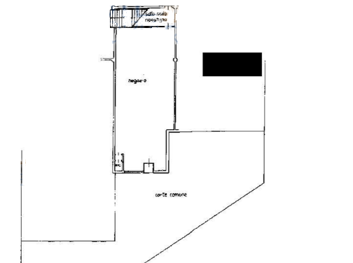 planimetria AMPIO NEGOZIO CON ACCESSORI ALL'ASTA IN VIA XXV APRILE, PIAN CAMUNO (BS) - 1