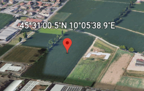 planimetria TERRENO ALL'ASTA IN VIA EINAUDI, TRAVAGLIATO (BS) - 1