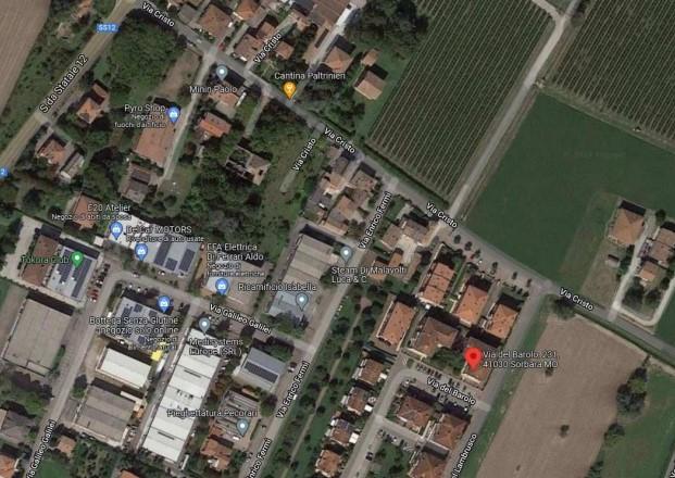 planimetria BILOCALE CON AUTORIMESSA ALL'ASTA IN VIA DEL BAROLO, BOMPORTO (MO) - 1