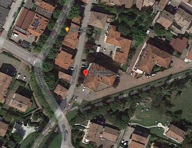 planimetria TRILOCALE CON AUTORIMESSA ALL'ASTA IN VIA CONVENTINO, BASTIGLIA (MO) - 1