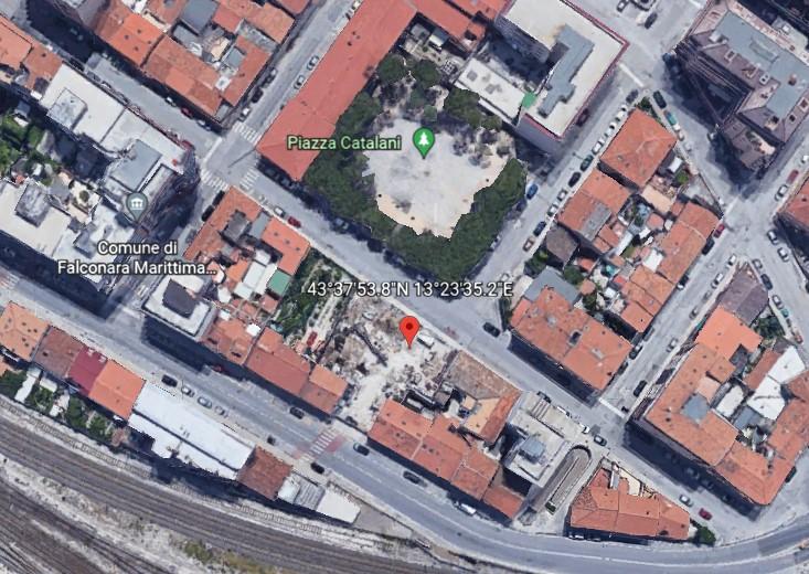 planimetria TERRENO EDIFICABILE ALL'ASTA IN VIA NINO BIXIO, FALCONARA MARITTIMA (AN) - 1