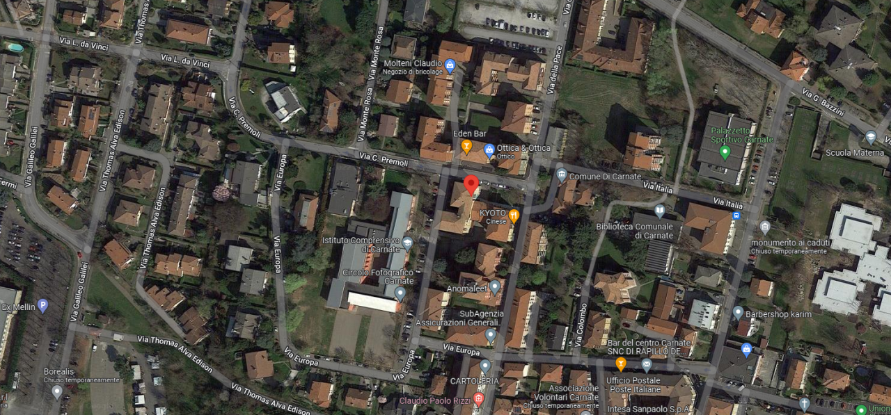 planimetria TRILOCALE CON CANTINA ALL'ASTA IN VIA PREMOLI, CARNATE (MB) - 1