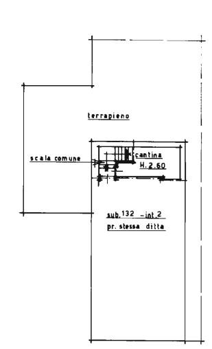 planimetria TRILOCALE CON CANTINA ALL'ASTA IN VIA PIETRO BORA, BIELLA (BI) - 1