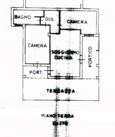 planimetria CASA ALL'ASTA CON GARAGE IN VIA COLOMBARA, VENEZIA (VE) - 1