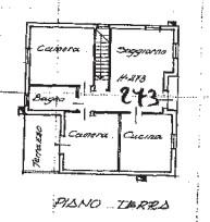 planimetria CASA SINGOLA MULTIACCESSORIATA IN VIA MOTTINELLO, COMUNE DI CITTADELLA (PD) - 1