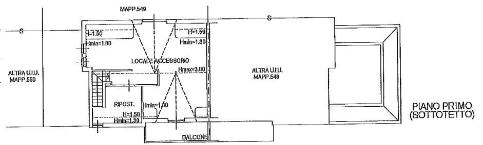 planimetria VILLA CON GARAGE ALL'ASTA IN VIA SALVO D'ACQUISTO, BUSCATE (MI) - 1
