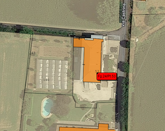 planimetria TRILOCALE ALL'ASTA IN VIA CASTRINA, TRAVAGLIATO (BS) - 1