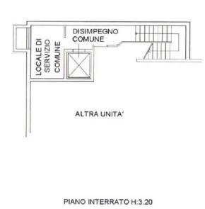 planimetria ALBERGO ALL'ASTA CON PARCHEGGIO IN VIA COLOMBARA, VENEZIA (VE) - 1