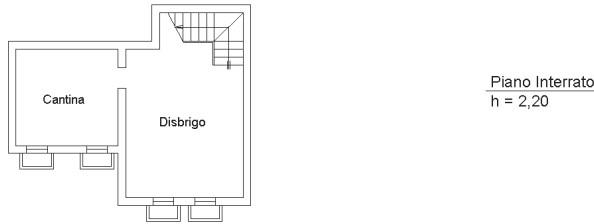 planimetria VILLA CON ACCESSORI ALL'ASTA IN VIA AURELIO BALLOTTA, GAVELLO (RO) - 1