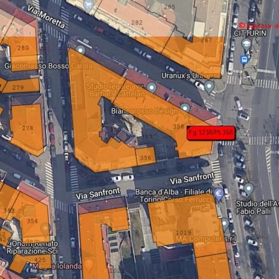 planimetria TRILOCALE CON CANTINA ALL'ASTA IN VIA MORETTA, TORINO (TO) - 1