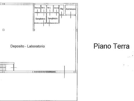 planimetria LABORATORIO E MAGAZZINO ALL'ASTA IN VIA SANMINIATESE, FUCECCHIO (FI) - 1