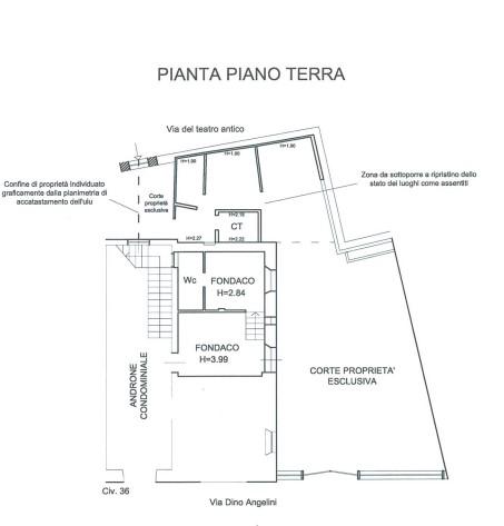 planimetria QUADRILOCALE ALL'ASTA IN VIA DINO ANGELINI, ASCOLI PICENO (AP) - 1