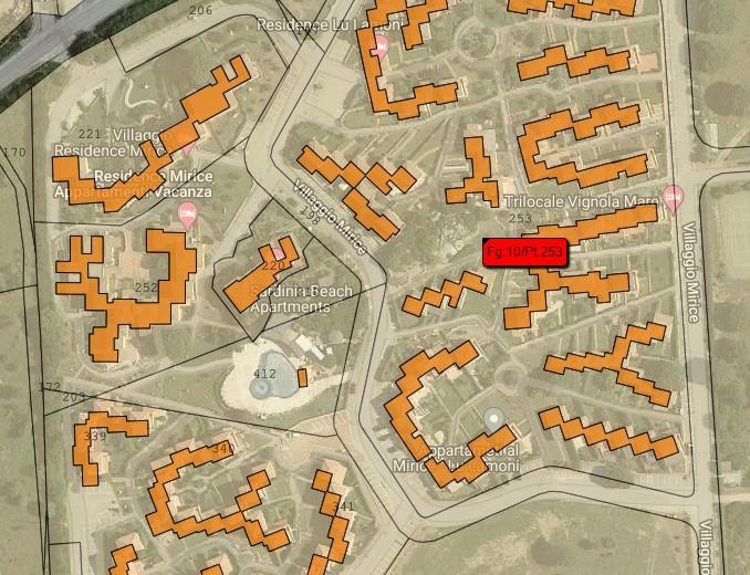 planimetria TRILOCALE ALL'ASTA IN LOCALITA' VIGNOLA, AGLIENTU (SS) - 1