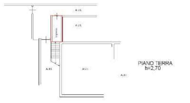 planimetria CASA ALL'ASTA DA ULTIMARE CON GARAGE IN VIA ORIANA FALLACI, COLOGNO AL SERIO (BG) - 1