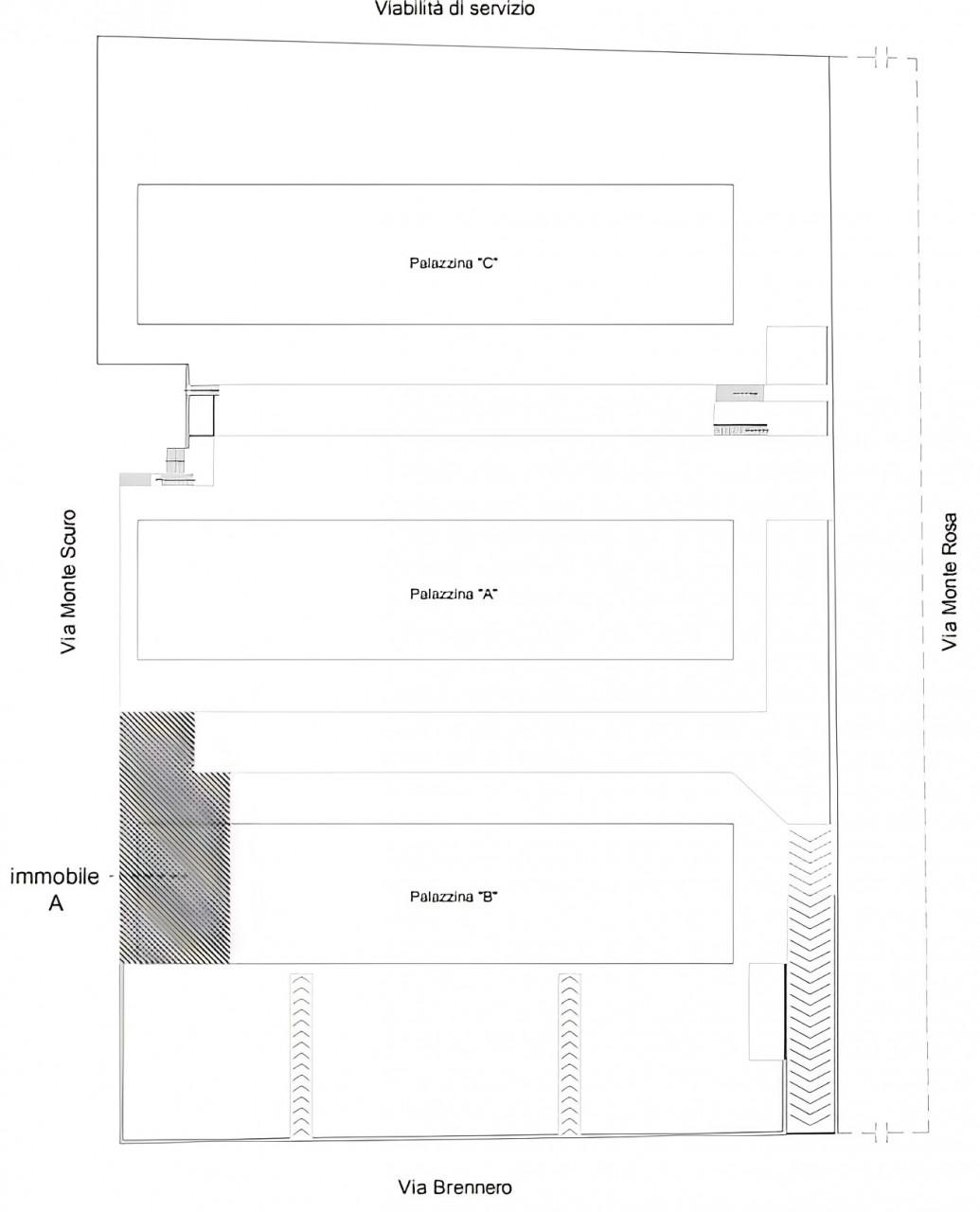 planimetria TRILOCALE IN VENDITA ALL'ASTA IN VIA BRENNERO, POLICORO (MT) - 1