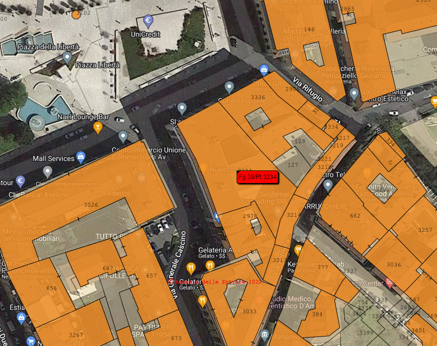 planimetria TRILOCALE CON BOX ALL'ASTA IN VIA CASCINO, AVELLINO (AV) - 1