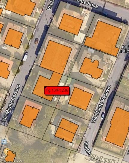 planimetria CASA SU DUE LIVELLI ALL'ASTA IN VIA MONTE CERVINO, CESENATICO (FC) - 1