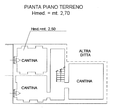 planimetria CASA PLURIFAMILIARE ALL'ASTA IN VIA ROVASENDA, CANTON BORRA, BRUSNENGO (BI) - 1