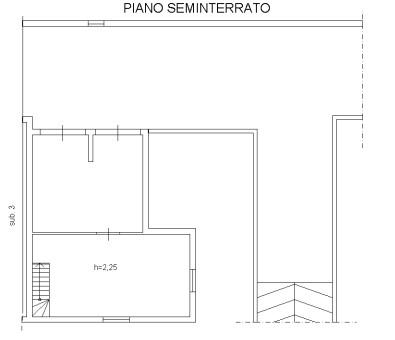 planimetria VILLA A SCHIERA ALL'ASTA IN VIA VITTORIO EMANUEKE III, CASALBELTRAME (NO) - 1
