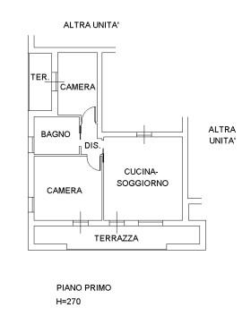 planimetria TRILOCALE CON GARAGE ALL'ASTA IN VIA CALLE, SAN ZENONE DEGLI EZZELINI (TV) - 1