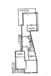 planimetria CASA SINGOLA CON BOX E GIARDINO ALL'ASTA IN VIA DELLE CINQUE VIE, PIEVE A NIEVOLE PT - 1