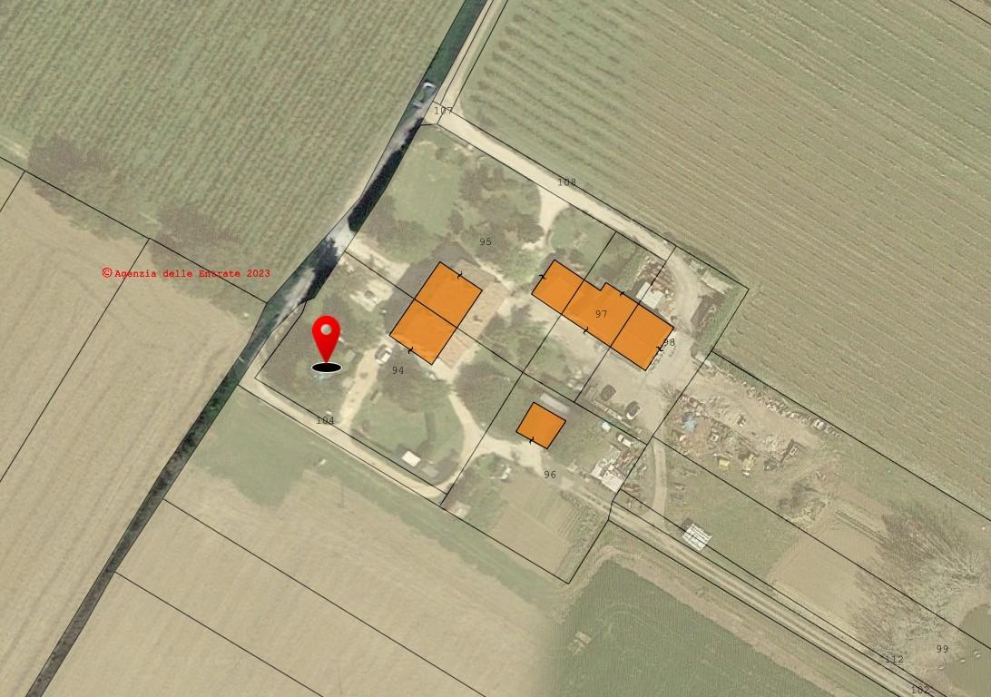 planimetria TRILOCALE ALL'ASTA CON DEPOSITO E GIARDINO IN VIA DEL CERRO, FAENZA (RA) - 1