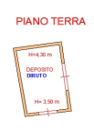 planimetria CASA ALL'ASTA IN CONTRADA PIANA DEL MONTE, SANT'AGATA DE' GOTI (BN) - 1
