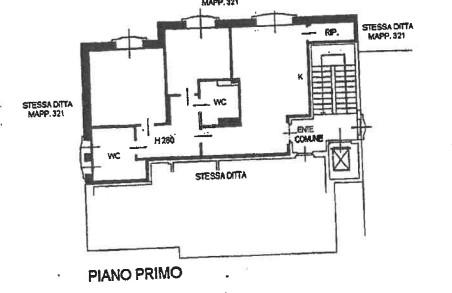 planimetria TRILOCALE CON GARAGE ALL'ASTA IN VIA CROCIFISSO, VIMERCATE (MB) - 1