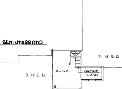 planimetria CASA A SCHIERA CON GARAGE ALL'ASTA IN VIA C. GOLGI, VEROLAVECCHIA (BS) - 1