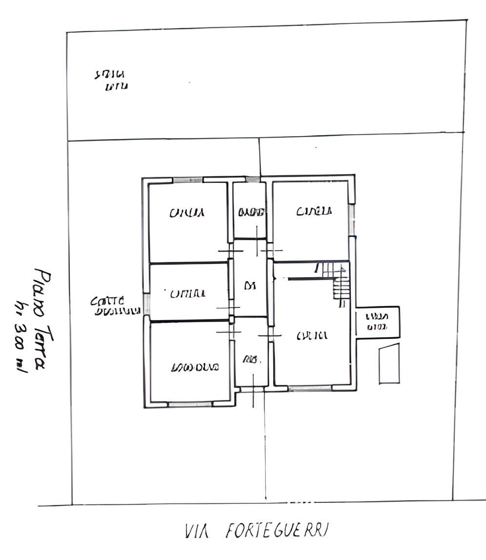 planimetria QUADRILOCALE ALL'ASTA CON BOX E DEPOSITO IN VIA FORTEGUERRI, MONSUMMANO TERME (PT) - 1